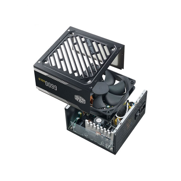 منبع تغذیه کامپیوتر کولر مستر مدل COOLER MASTER G600 GOLD - Image 3