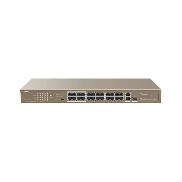 سوییچ 24 پورت POE تندا مدل TENDA TEF1126P-24-250W
