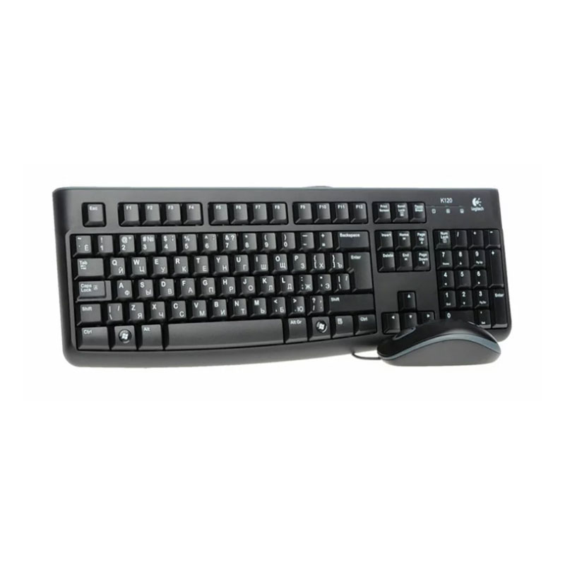 کیبورد و ماوس با سیم لاجیتک مدل LOGITECH MK120 با حروف فارسی - Image 2