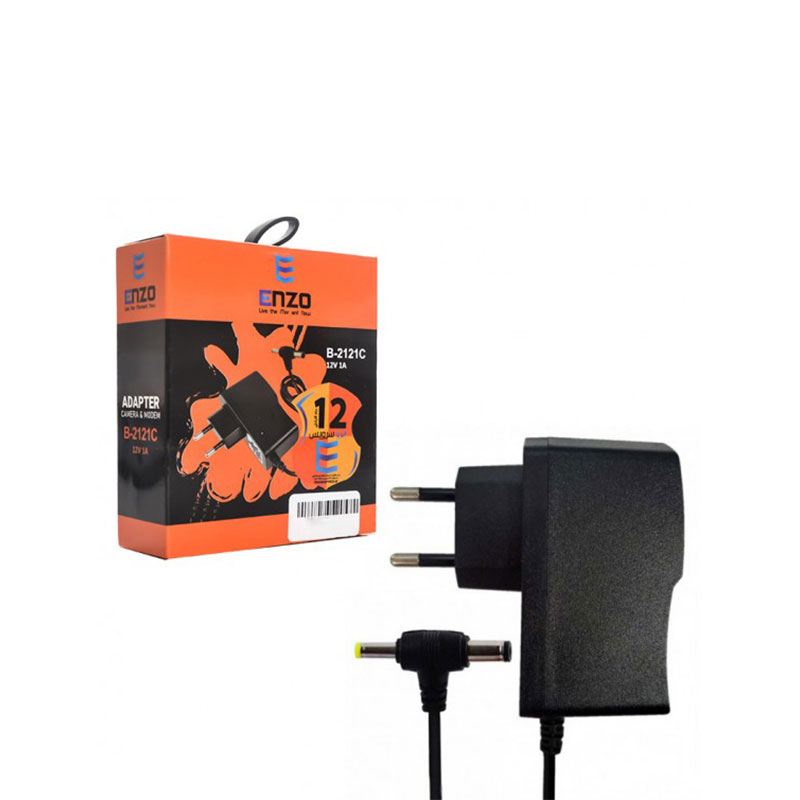 آداپتور مودم انزو مدل ENZO B-2121C 12V 1A - Image 2