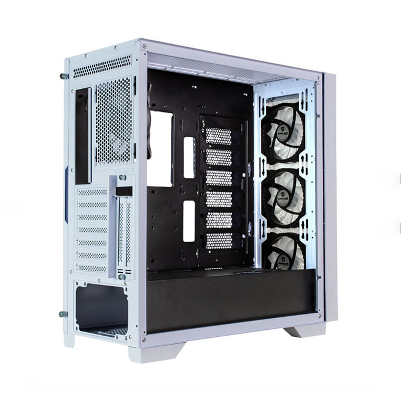 کیس کامپیوتر مستر تک مدل MASTER TECH Hunter X Gaming White - Image 6