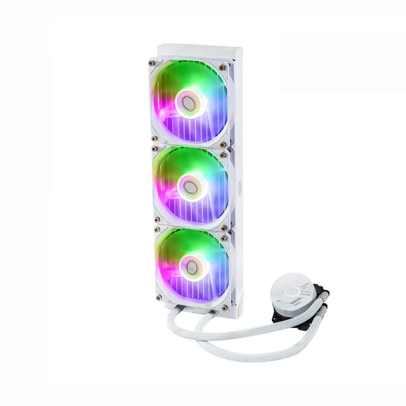خنک کننده آبی پردازنده کولر مستر مدل Cooler Master LIQUID 360L CORE ARGB WHITE - Image 2