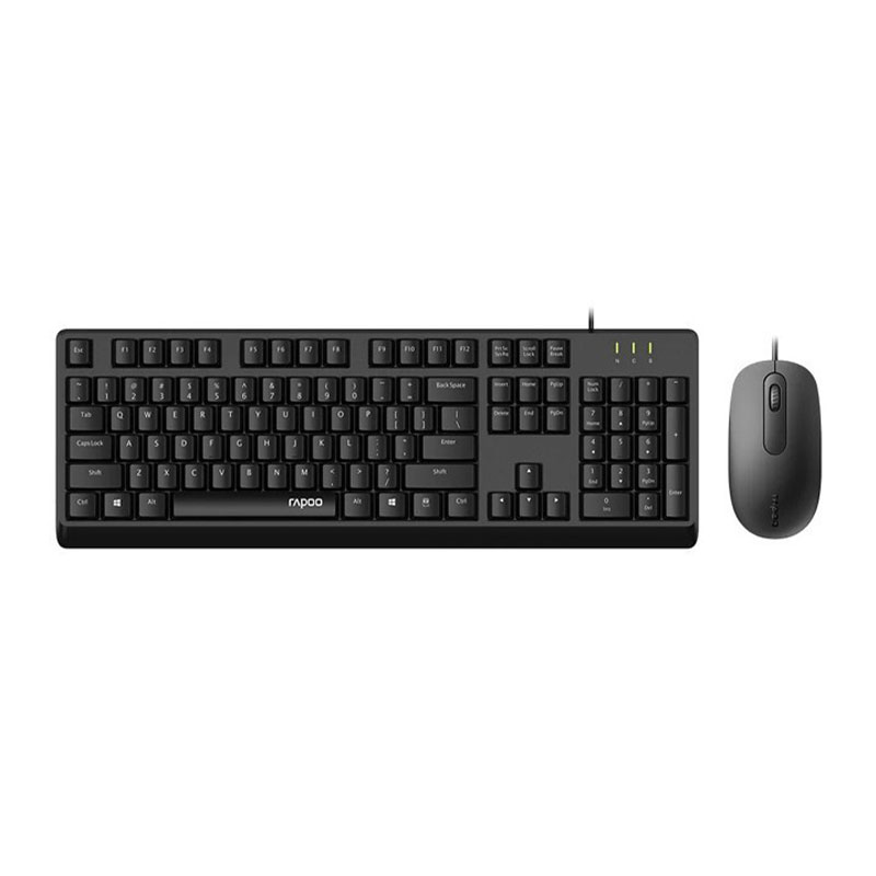 کیبورد و ماوس با سیم رپو مدل Rapoo X130 Pro