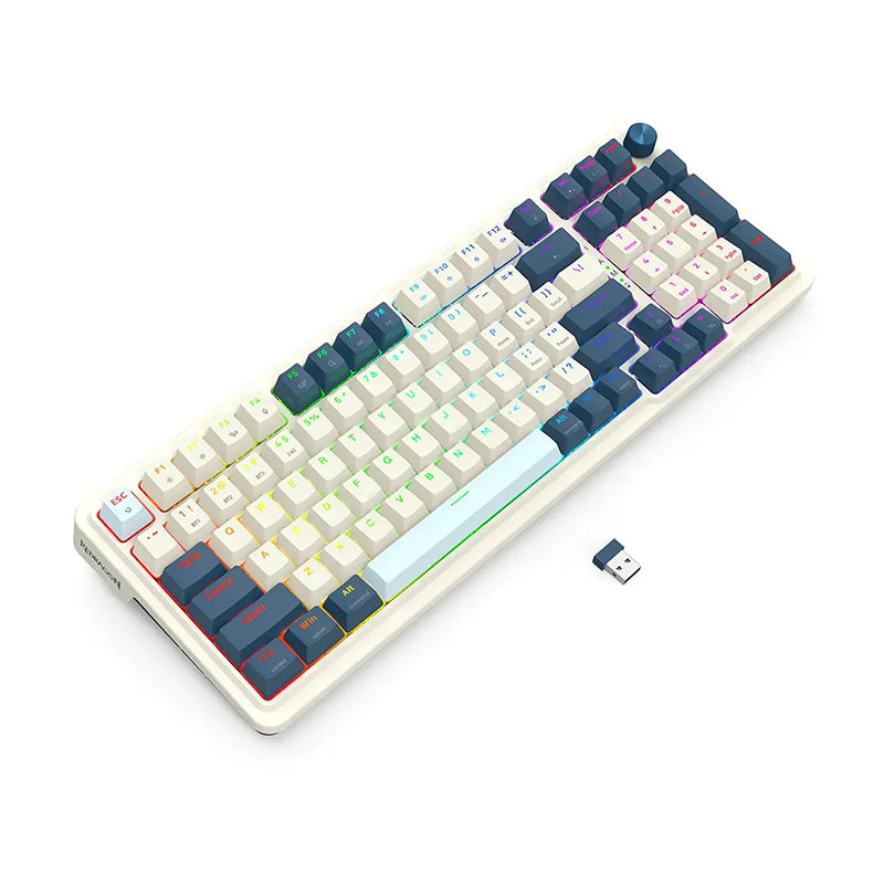 کیبورد بی سیم گیمینگ ردراگون مدل Redragon EISA PRO K686 WB RGB - Image 2