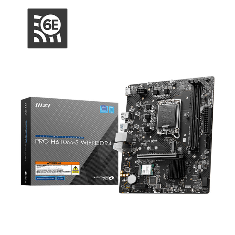 مادربرد ام اس آی مدل MSI PRO H610M-S WIFI DDR4 - Image 2