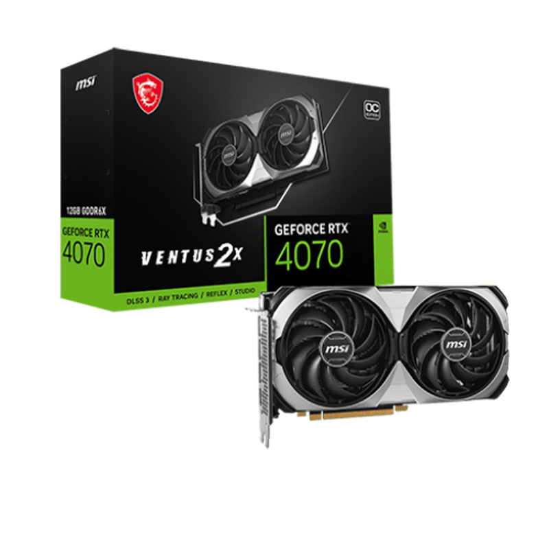 کارت گرافیک ام اس آی مدل MSI GeForce RTX 4070 VENTUS 2X E 12G OC - Image 3