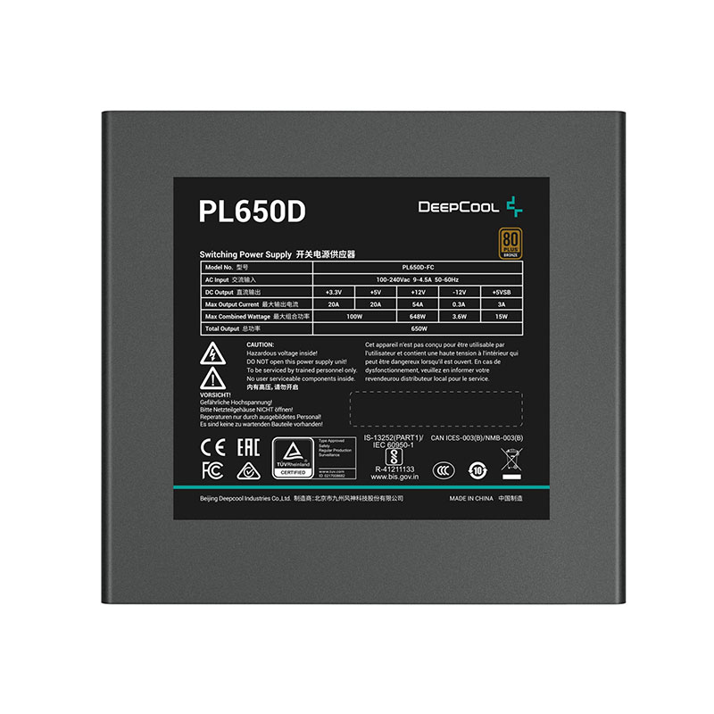 منبع تغذیه کامپیوتر دیپ کول مدل Deepcool PL650D 650W - Image 3