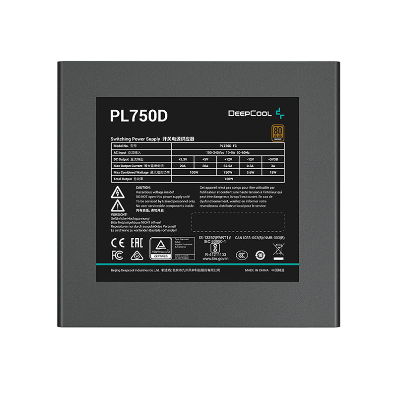منبع تغذیه کامپیوتر دیپ کول مدل Deepcool PL750D 750W - Image 3