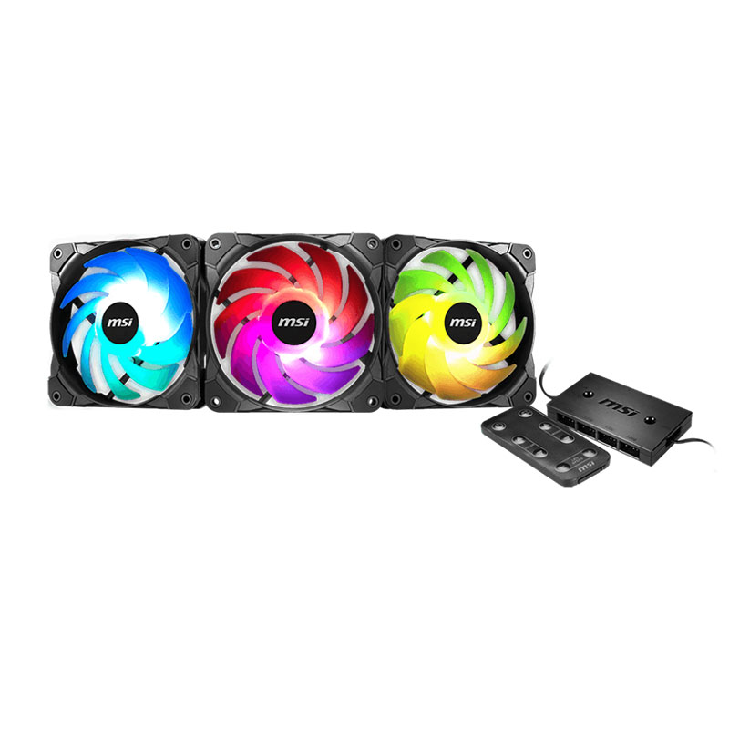 پک 3 تایی فن کیس ام اس آی مدل MSI MAG MAX F12A-3H - Image 2