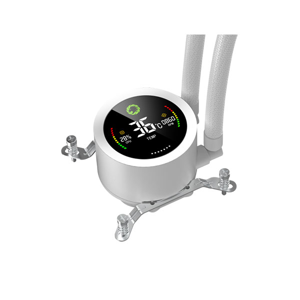 خنک کننده آبی پردازنده گیم مکس مدل GameMax IceBurg 360 Digital White - Image 4