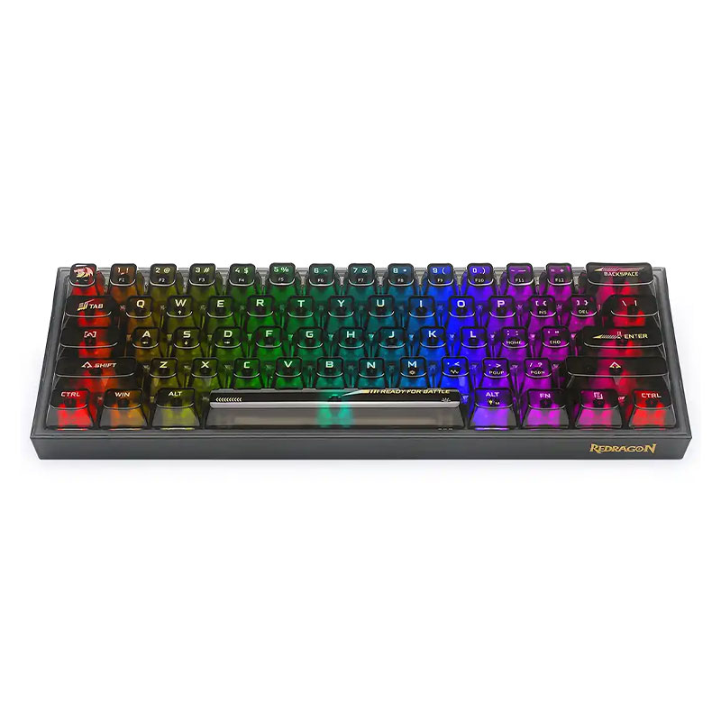 کیبورد باسیم گیمینگ ردراگون مدل Redragon FIZZ K617 CTB RGB - Image 3