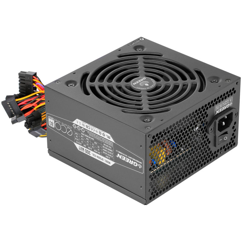 منبع تغذیه کامپیوتر گرین مدل GREEN GP300A-ECO Rev3.1 - Image 3