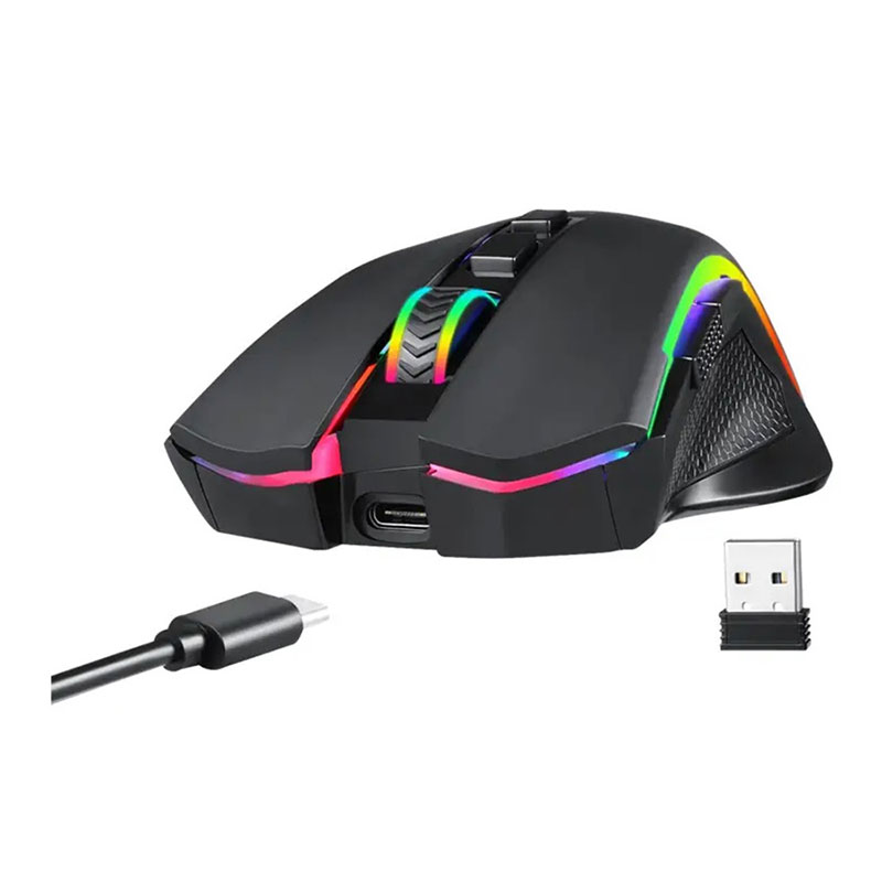 ماوس گیمینگ ردراگون با سیم/بی سیم مدل Redragon GRIFFIN PRO M602P-KS RGB - Image 2