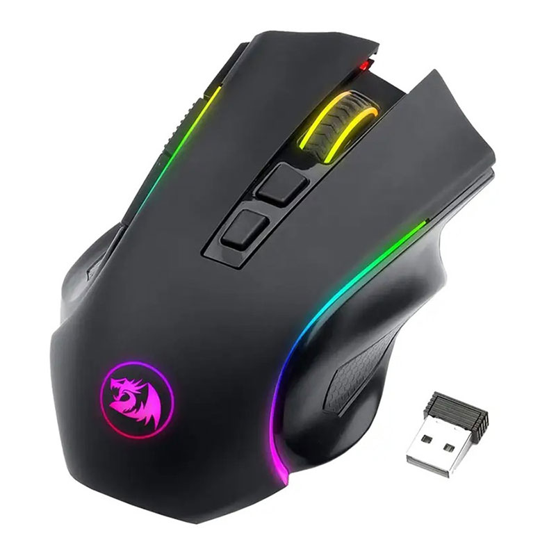 ماوس گیمینگ ردراگون با سیم/بی سیم مدل Redragon GRIFFIN PRO M602P-KS RGB - Image 3