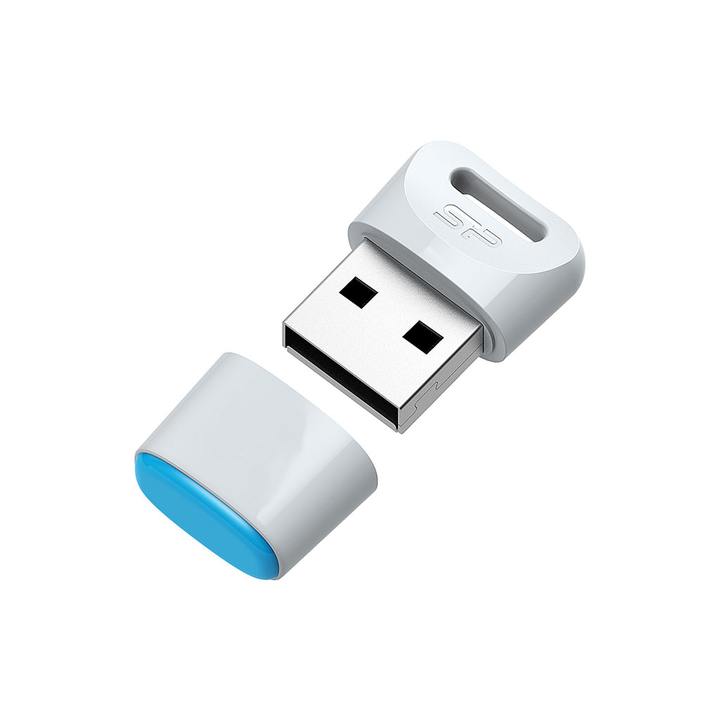 فلش مموری USB 2.0 سیلیکون پاور مدل Silicon Power Touch T06 16GB سفید - Image 2