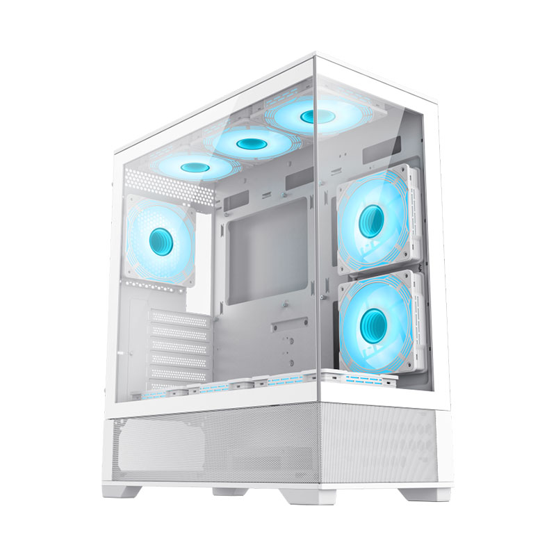 کیس گیمینگ کامپیوتر گیم مکس مدل GameMax Vista AW White