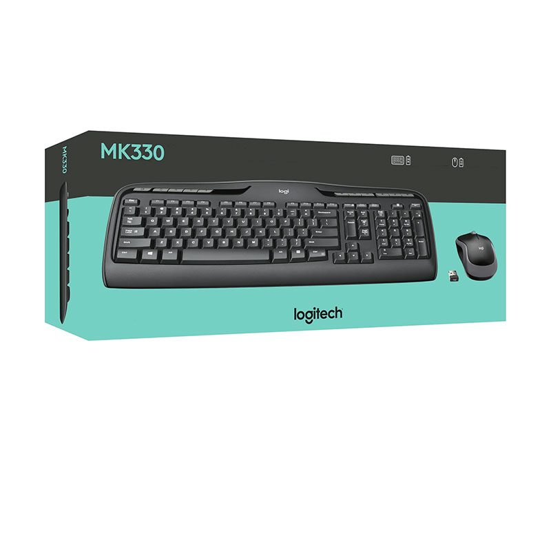 کیبورد و ماوس لاجیتک مدل LOGITECH MK330 با حروف عربی - Image 3