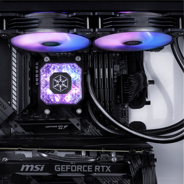خنک کننده پردازنده سیلوراستون مدل SILVERSTONE IceGem 240P - Image 3